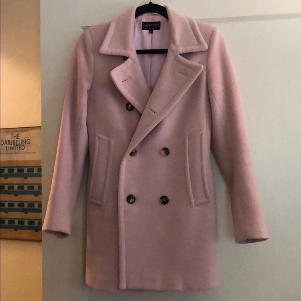 Pink Italian Wool Coat